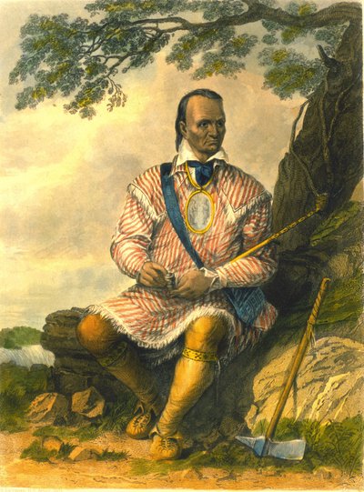 Red Jacket, Häuptling der Senecas, 1853 von Captain Seth Eastman